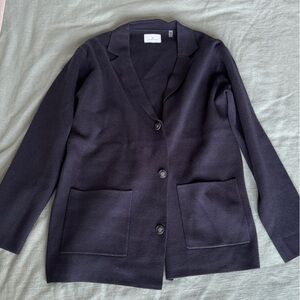 7Diamonds Navy Breckenridge Cardigan size large